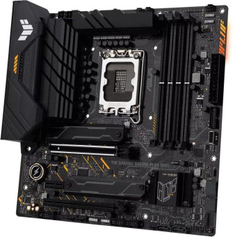 Материнская плата Asus TUF GAMING B660M-PLUS WIFI Soc-1700 Intel B660 4xDDR5 mATX AC`97 8ch(7.1) 2.5Gg RAID+HDMI+DP от магазина РЭССИ