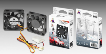 Вентилятор Glacialtech GT ICE 6 60x60x15mm 3-pin 4-pin (Molex)23dB 34gr Ret от магазина РЭССИ