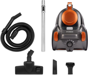 Пылесос Hyundai HYV-C5450 2200Вт черный/оранжевый от магазина РЭССИ