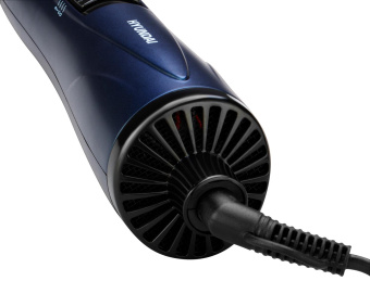 Фен-щетка Hyundai H-HB0110 1000Вт синий от магазина РЭССИ