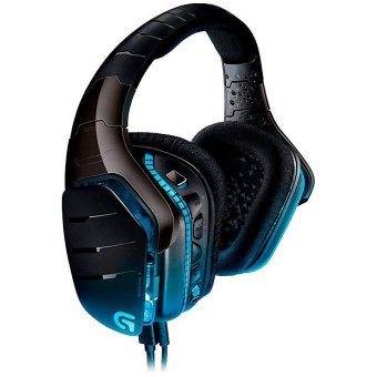 Наушники с микрофоном Logitech G635 Lightsync черный 2.8м накладные оголовье (981-000750) от магазина РЭССИ