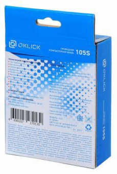 Мышь Оклик 105S черный оптическая (800dpi) USB для ноутбука (3but) от магазина РЭССИ