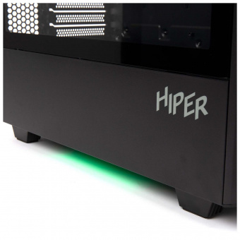 Корпус Hiper PB81 черный без БП ATX 4x120mm 2xUSB2.0 2xUSB3.0 audio bott PSU от магазина РЭССИ