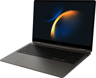 Ноутбук Samsung Galaxy book 3 360 NP750 Core i7 1360P 16Gb SSD1Tb Intel Iris Xe graphics 15.6" AMOLED Touch FHD (1920x1080) Windows 11 Home graphite WiFi BT Cam (NP750QFG-KA1US) от магазина РЭССИ