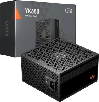 Блок питания PcCooler ATX 650W P5-YK650-B1F 80+ bronze (20+4pin) APFC 135mm fan 6xSATA Cab Manag RTL от магазина РЭССИ