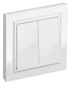 Выключатель IEK Brite ВСР10-2-0-БрБ скрыт. 2кл. IP20 белый (упак.:1шт) (BR-V20-0-10-K01-F) от магазина РЭССИ