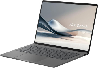 Ноутбук Asus Zenbook 14 UX3407RA-QD038W Snapdragon X Elite X1E-78-100 32Gb SSD1Tb Qualcomm Adreno 14" OLED WUXGA (1920x1200) Windows 11 Home grey WiFi BT Cam Bag (90NB16G2-M00360) от магазина РЭССИ