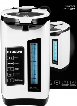 Термопот Hyundai HYTP-3850 6л. 750Вт белый/черный от магазина РЭССИ