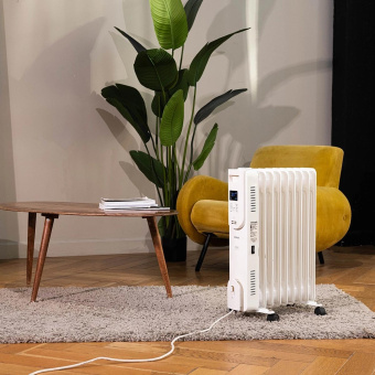 Радиатор масляный Timberk Home Intellect T-OR1507-F10E-WF 1500Вт белый от магазина РЭССИ