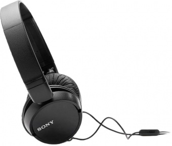 Гарнитура накладные Sony MDR-ZX110AP 1.2м черный проводные оголовье (MDRZX110APBC1E) от магазина РЭССИ