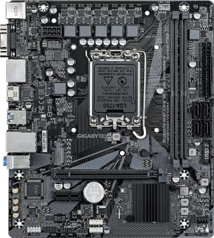 Материнская плата Gigabyte H610M S2H V3 DDR4 Soc-1700 Intel H610 2xDDR4 mATX AC`97 8ch(7.1) GbLAN+VGA+HDMI+DP от магазина РЭССИ