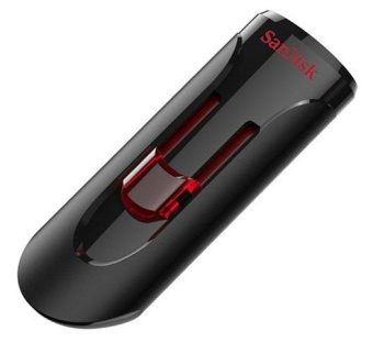 Флеш Диск Sandisk 64Gb Cruzer Glide SDCZ600-064G-G35 USB3.0 черный от магазина РЭССИ
