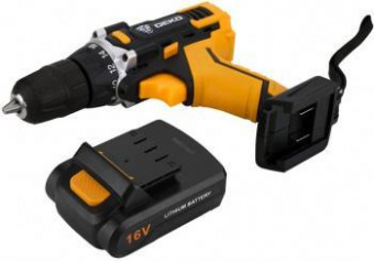 Дрель-шуруповерт Deko DKCD16FU-Li аккум. патрон:быстрозажимной (063-4098) от магазина РЭССИ