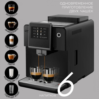 Кофемашина Rondell RDE-1110 1500Вт черный от магазина РЭССИ