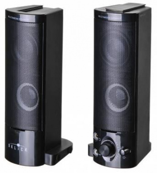 Колонки Оклик OK-150 HW2 2.0 черный 4Вт от магазина РЭССИ