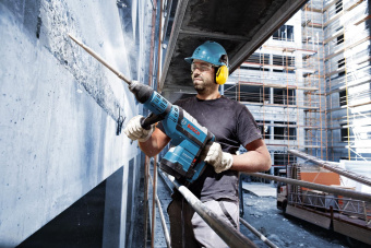 Перфоратор Bosch GBH 8-45 DV патрон:SDS-max уд.:12.5Дж 1500Вт (кейс в комплекте) от магазина РЭССИ
