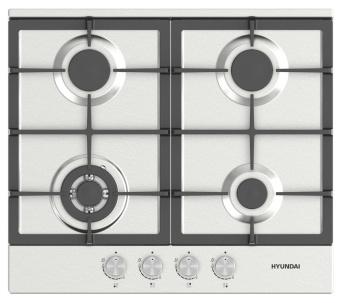 Газовая варочная поверхность Hyundai HHG 6435 IX нержавеющая сталь от магазина РЭССИ
