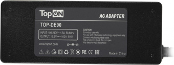 Блок питания TopON 102502 90W 19V-19V 4.62A от бытовой электросети LED индикатор от магазина РЭССИ