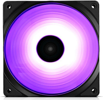 Вентилятор Deepcool CF 120-3 IN 1 ARGB 120x120x25mm черный 4-pin 17.8-27dB 510gr Ret (DP-FRGB-RF120-3C) от магазина РЭССИ