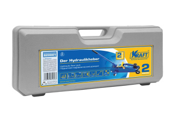 Домкрат Kraft 820001 подкатной гидравлический синий (KT 820001) от магазина РЭССИ