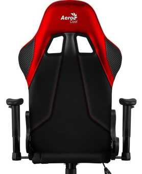 Кресло игровое Aerocool AС100 AIR черный/красный сиденье черный/красный ПВХ/полиуретан крестов. от магазина РЭССИ