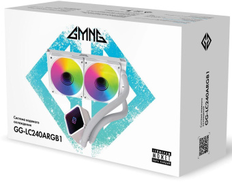 Система водяного охлаждения GMNG GG-LC240ARGB1 ARGB 120x120x25mm Soc-AM5/AM4/1151/1200/2066/1700 белый 4-pin 22-35dB Al+Cu 260W 1200gr Ret (GG-LC240ARGB1-WH) от магазина РЭССИ