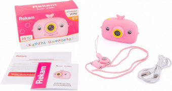 Фотоаппарат Rekam iLook K430i розовый 20Mpix 2" 720p microSD CMOS/Li-Ion от магазина РЭССИ