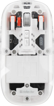 Мышь Defender Ixes MM-999 прозрачный оптическая 2400dpi silent беспров. BT/Radio USB 4but (52999) от магазина РЭССИ