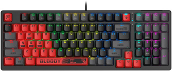 Клавиатура A4Tech Bloody S98 Sports Red BLMS Plus механическая красный/черный USB for gamer LED (S98 SPORTS RED BLMS RED PLUS) от магазина РЭССИ