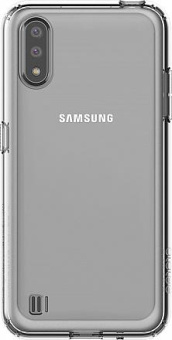 Чехол (клип-кейс) Samsung для Samsung Galaxy A01 araree A cover прозрачный (GP-FPA015KDATR) от магазина РЭССИ