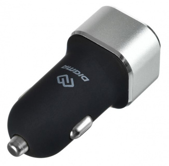 Автомобильное зар./устр. Digma DGCC-2U-QC3.0-BS 30W 3A+2.4A (QC) 2xUSB универсальное черный от магазина РЭССИ