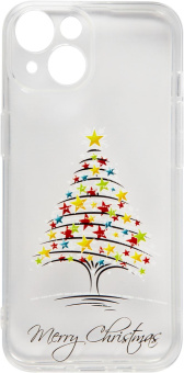 Чехол (клип-кейс) Redline для Apple iPhone 14 mObility art прозрачный (УТ000038140) от магазина РЭССИ