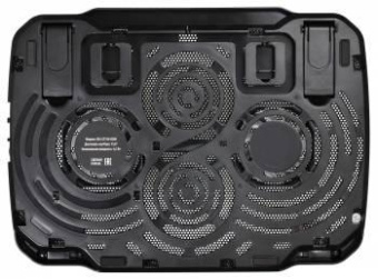 Подставка для ноутбука Buro BU-LCP156-B208 15.6"355x260x21мм 2xUSB 2x 80ммFAN 560г металлическая сетка/пластик черный от магазина РЭССИ