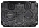 Картинка Подставка для ноутбука Buro BU-LCP156-B208 15.6"355x260x21мм 2xUSB 2x 80ммFAN 560г металлическая сетка/пластик черный от магазина РЭССИ Подставка для ноутбука Buro BU-LCP156-B208 15.6"355x260x21мм 2xUSB 2x 80ммFAN 560г металлическая сетка/пластик черный от магазина РЭССИ