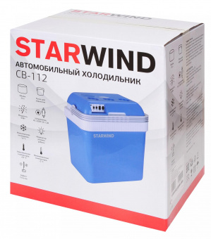 Автохолодильник Starwind CB-112 24л 48Вт голубой/белый от магазина РЭССИ