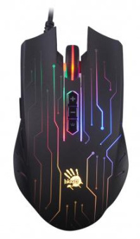 Мышь A4Tech Bloody Q82 черный/рисунок оптическая (6200dpi) USB3.0 (8but) от магазина РЭССИ