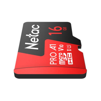Флеш карта microSDHC 16GB Netac NT02P500PRO-016G-R P500 Extreme Pro V10 A1 + adapter от магазина РЭССИ