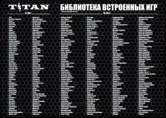 Игровая консоль Titan Magistr черный в комплекте: 555 игр от магазина РЭССИ