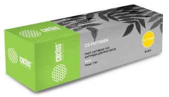 Картридж лазерный Cactus 106R01163 CS-PH7760BK черный бар.в компл. (32000стр.) для Xerox Phaser 7760/7760dn/7760dx/7760dxf от магазина РЭССИ