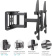 Кронштейн для телевизора Kromax GALACTIC-57 черный 32"-75" макс.60кг настенный поворотно-выдвижной и наклонный от магазина РЭССИ