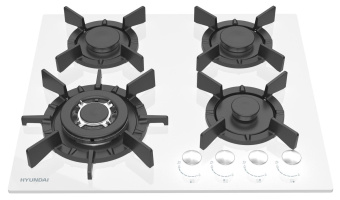 Газовая варочная поверхность Hyundai HHG 6437 WG белый от магазина РЭССИ