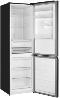 Холодильник Weissgauff WRK 2000 Total NoFrost Inverter Black Inox 2-хкамерн. черный инвертер от магазина РЭССИ