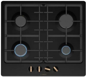 Газовая варочная поверхность Bosch Serie 4 PGP6B3B92R черный матовый от магазина РЭССИ