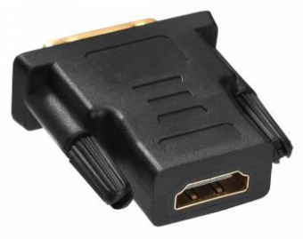Переходник Buro HDMI-19FDVID-M_ADPT HDMI (f) DVI-D (m) черный от магазина РЭССИ