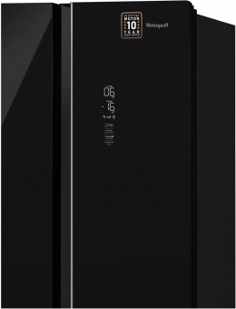 Холодильник Weissgauff WCD 470 BG NoFrost Inverter 2-хкамерн. черный (двухкамерный) от магазина РЭССИ