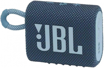 Колонка порт. JBL GO 3 синий 4.2W 1.0 BT 10м (JBLGO3BLU) от магазина РЭССИ
