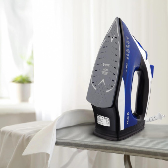 Утюг Vitek VT-8337 2500Вт синий/белый/серый от магазина РЭССИ