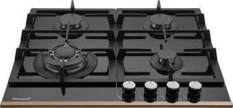 Газовая варочная поверхность Weissgauff HGG 649 BGRG черный от магазина РЭССИ