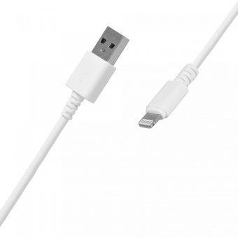 Кабель SunWind USB (m)-Lightning (m) 1.2м белый блистер от магазина РЭССИ