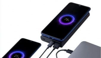 Мобильный аккумулятор Xiaomi 10W Wireless 10000mAh 3A 1xUSB беспроводная зарядка черный (BHR5460GL) от магазина РЭССИ